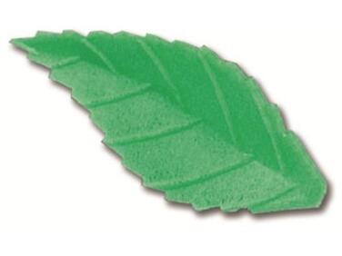 DÉCORS EN PAIN AZYME, FEUILLES DE ROSE VERT FONCÉ 38 MM X500