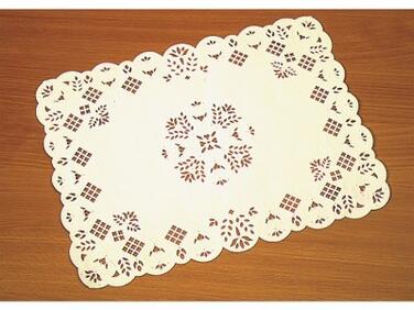 DENTELLES EN PAPIER BLANCHES INGRAISSABLES  400X300 MM X250