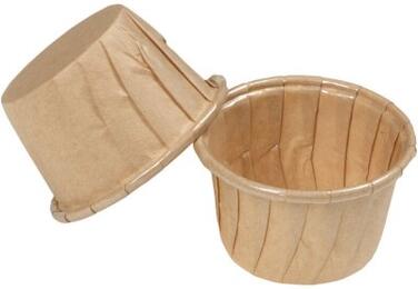 CAISSETTES DE CUISSON PAPIER ÉCRU MINI, Ø 38 X H28 MM 3 CL X100