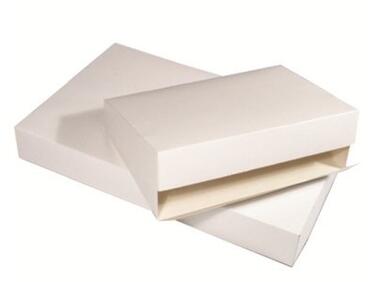 BOÎTES TRAITEUR EN CARTON BLANC 600X400X100 MM X25