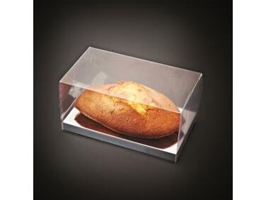 SOCLES MADELEINE DU PARTAGE EN CARTON ARGENTÉ 218X123X18MM X50