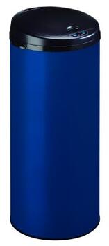 POUBELLE A OUVERTURE AUTO 45L SENSITIVE BLEU MAT