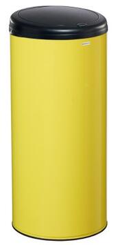 POUBELLE A OUVERTURE MANUELLE  45L  HANDTOUCH  JAUNE
