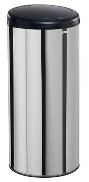 POUBELLE A OUVERTURE MANUELLE  45L HANDTOUCH INOX BRILLANT
