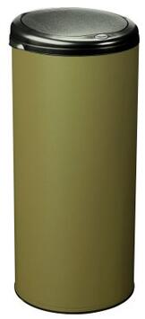 POUBELLE A OUVERTURE MANUELLE 45L HANDTOUCH GRIS OLIVE MAT