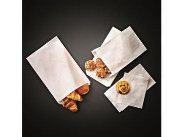 SACHETS À VIENNOISERIES EN PAPIER BLANC N°6 170X360 MM X1000