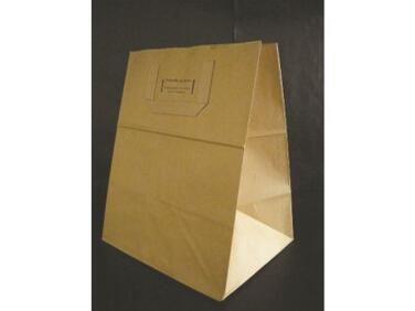 SACS CABAS EN PAPIER KRAFT BRUN, "TRAITEUR" 260 X 325 MM AVEC SOUFFLETS DE 200 MM X250