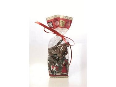 SACHETS CONFISERIES DÉCORÉS PÈRE NOËL 100X220MM X100