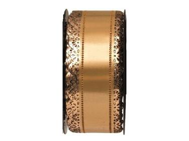 RUBANS CHARLOTTE 23 M À DENTELLE LARGEUR 40 MM OR