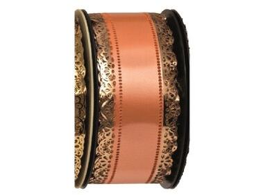RUBANS CHARLOTTE 23 M À DENTELLE LARGEUR 50 MM OR