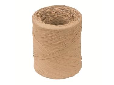 BOBINE 200M DE RAPHIA POLYPROPYLÈNE 15 MM, BEIGE
