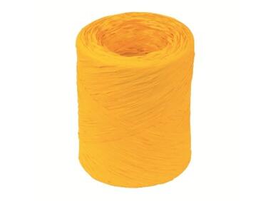 BOBINE 200M DE RAPHIA POLYPROPYLÈNE 15 MM, JAUNE D'OEUF