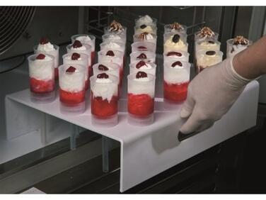PLATEAU SUPPORT 14 SUCETTES ET POUSS-POUSS 36X16 CM