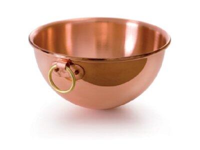 BASSINE À PÂTISSERIE MATFER CUIVRE DEMI-RONDE 30CM