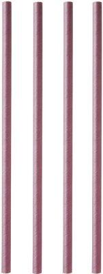 PAILLES COMPOSTABLES TRIPLE COUCHES PRUNE MATFER D8 L230, PACK DE 100