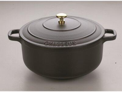 COCOTTE EN FONTE NOIRE MATFER RONDE D200A/C