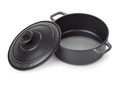 COCOTTE EN FONTE NOIRE MATFER RONDE D280 MM