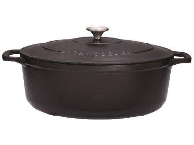 COCOTTE OVALE EN FONTE NOIRE MATFER 17CM