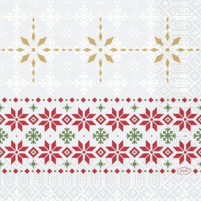 SERVIETTES OUATE 3 PLIS 33X33 PLIAGE 4 TRADITION X50