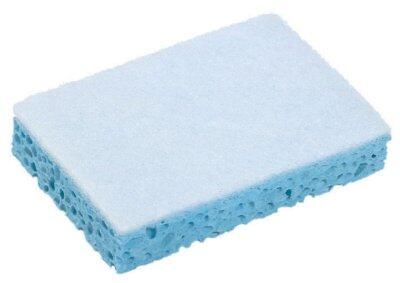 EPONGE GRATTOIR SPONREX 79 130X84MM BLANC/BLEU SACHET X10
