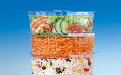 BOITE APET 250CC CRISTAL COUVERCLE CHARNIÈRE, 6X100