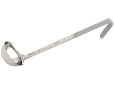LOUCHE EN INOX 12CL MANCHE PVC GRIS MATFER