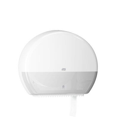 DISTRIBUTEUR PAPIER TOILETTE JUMBO TORK T1 BLANC, CAPACITÉ 15 ROULEAUX