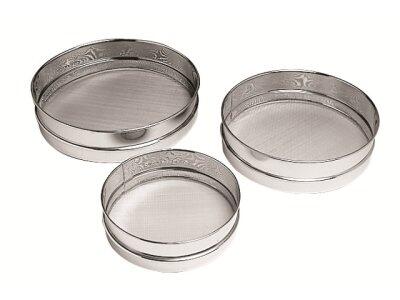 LOT DE 3 TAMIS INOX MATFER DIAMÈTRES 175/205/255MM - BOULANGERIE