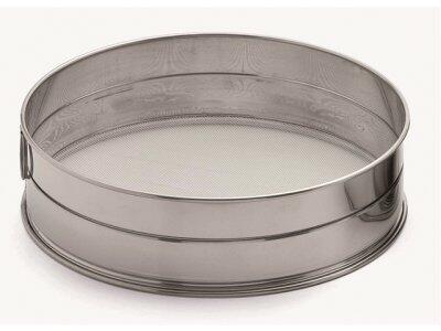 TAMIS EN INOX MATFER 250MM MAILLE 1.28MM POUR BOULANGERIE