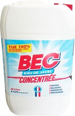 JAVEL 9.6% CHLORE ACTIF 20L