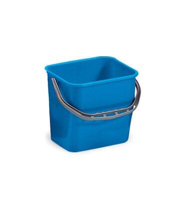 SEAU POLYPROPYLÈNE 12 LITRES AVEC BEC VERSEUR, BLEU TECHLINE