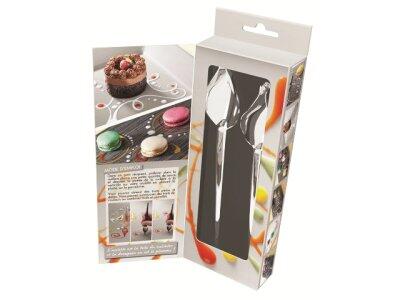 LOT DE 2 CUILLÈRES PLUME INOX MATFER POUR CUISINE