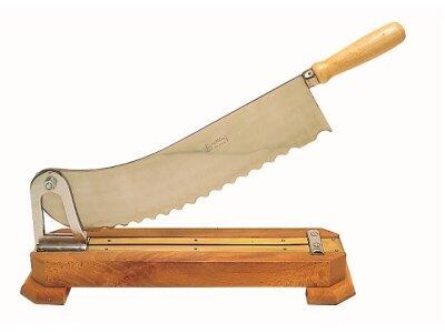 COUPE-PAIN INOX MATFER AVEC SOCLE EN BOIS 240