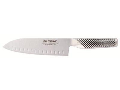COUTEAU SANTOKU MATFER G48 ALVÉOLÉ 180MM - MATÉRIEL DE DÉCOUPE