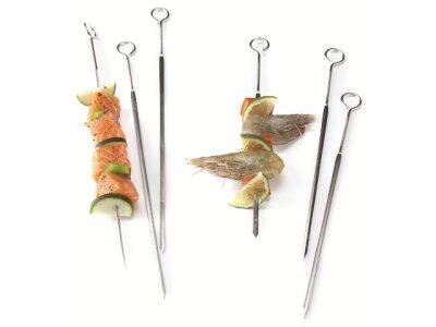 BROCHETTES INOX FORTES MATFER 215MM LOT DE 3