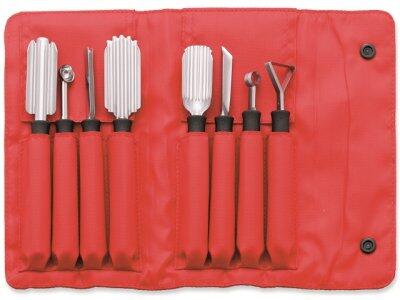 TROUSSE MATFER DE 8 COUTEAUX DÉCORATION LÉGUMES