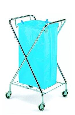 CHARIOT BLANCHISSERIE "X" POUSSIÈRE CARRE