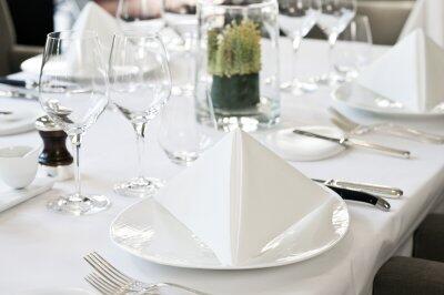 SERVIETTES LINSTYLE® PREMIUM 39X39 CM, 1 PLI, BLANC, C/12X50