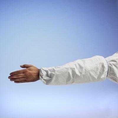 MANCHETTE EN TYVEK® 500 PS32LA BLANC, 46 CM, C/200 UNITÉS