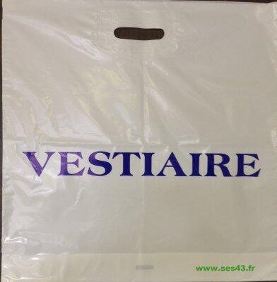 SAC VESTIAIRE 50µ 500X500 POIGNEE DECOUPEE RENFORCEE CX500