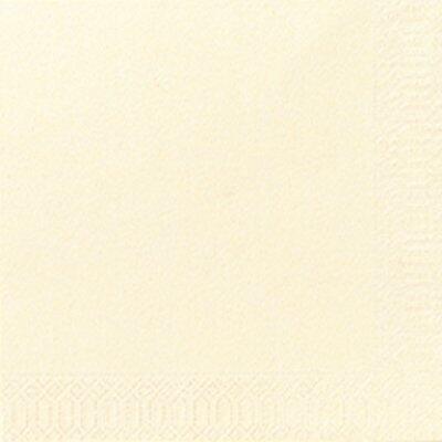 SERVIETTE OUATE PLIAGE 4 CRÈME 24X24CM (8X300)