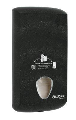 DISTRIBUTEUR PAPIER TOILETTE PLIÉ ECONATURAL LUCART ALPÊTRE NOIR 2,5 PAQUETS