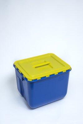 FUT DASRI 30L VAT5 SANS ETIQUETTE BLEU PALETTE BASSE