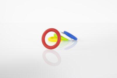 BAGUE CAOUTCHOUC POUR MANCHE TÉLESCOPIQUE 3 SECTIONS BLEU