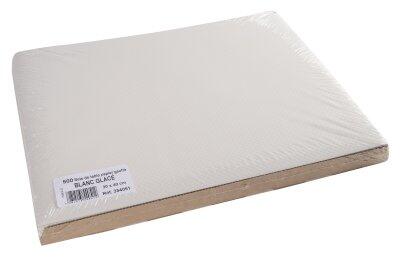 SET DE TABLE EN PAPIER GAUFRE GLACÉ 30X40CM BLANCHE X500