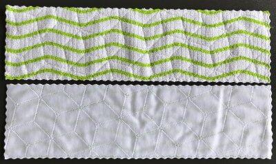 LOT DE 30 BANDEAUX DE LAVAGE MICROFIBRE VELCRO 46 CM USAGE COURT