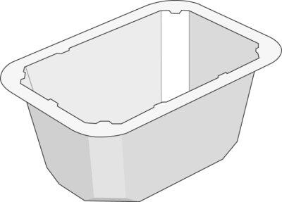 BARQUETTE CARTON SCELLABLE 250CC BRUN C/18X65