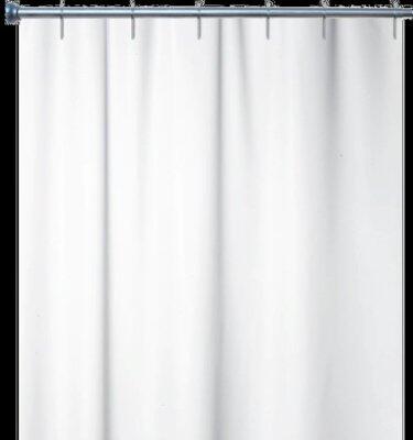 RIDEAU DOUCHE PVC 140X180CM BLANC