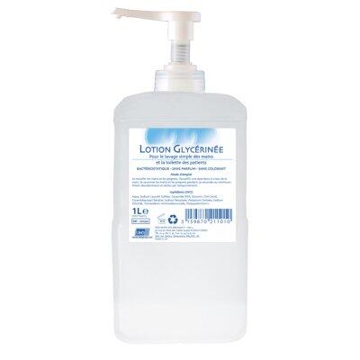 LOTION LAVANTE GLYCERINEE FLACON POMPE 1L CX9