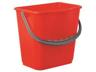 SEAU ROUGE MATFER 5L POUR ACCESSOIRES CHARIOTS